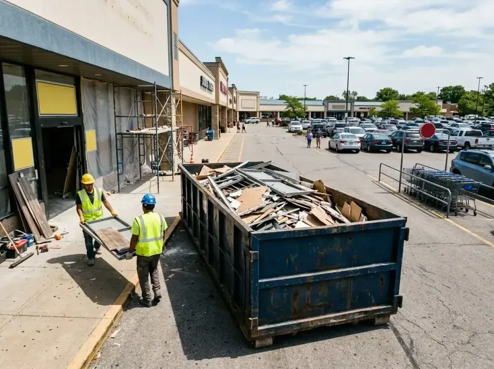retail-store-renovation-debris-003 — frequently asked questions, Roll-off Dumpster Rentals in Bellevue, IL